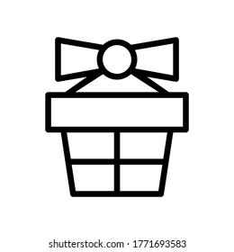 gift icon or logo isolated sign symbol vector illustration - high quality black style vector icons
