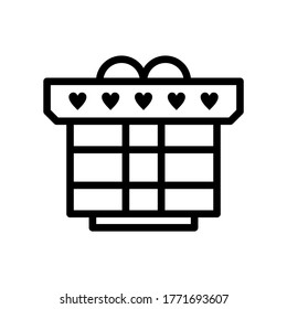 gift icon or logo isolated sign symbol vector illustration - high quality black style vector icons
