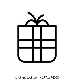 gift icon or logo isolated sign symbol vector illustration - high quality black style vector icons
