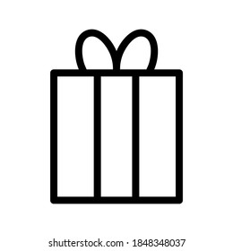 Gift icon or logo isolated sign symbol vector illustration - high quality black style vector icons
