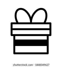 Gift icon or logo isolated sign symbol vector illustration - high quality black style vector icons
