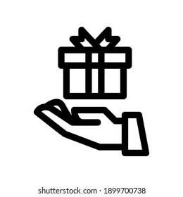 gift icon or logo isolated sign symbol vector illustration - high quality black style vector icons
