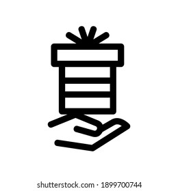 gift icon or logo isolated sign symbol vector illustration - high quality black style vector icons
