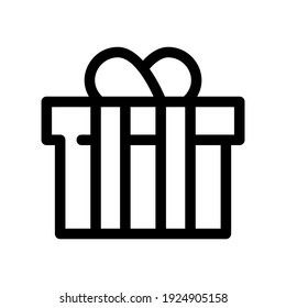 gift icon or logo isolated sign symbol vector illustration - high quality black style vector icons
