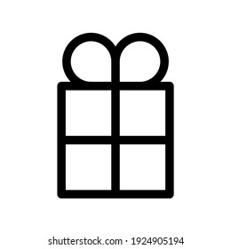gift icon or logo isolated sign symbol vector illustration - high quality black style vector icons
