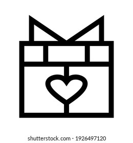 gift icon or logo isolated sign symbol vector illustration - high quality black style vector icons
