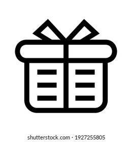 gift icon or logo isolated sign symbol vector illustration - high quality black style vector icons
