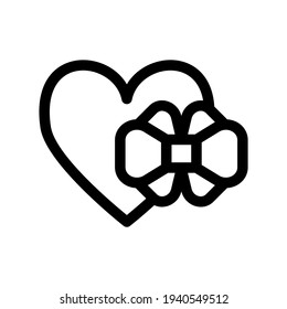 icono de regalo o logotipo símbolo de signo aislado ilustración vectorial - iconos vectoriales de estilo negro de alta calidad
