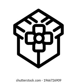 gift icon or logo isolated sign symbol vector illustration - high quality black style vector icons
