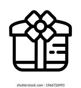 gift icon or logo isolated sign symbol vector illustration - high quality black style vector icons

