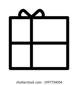 gift icon or logo isolated sign symbol vector illustration - high quality black style vector icons
