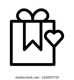 gift icon or logo isolated sign symbol vector illustration - high quality black style vector icons