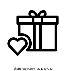 gift icon or logo isolated sign symbol vector illustration - high quality black style vector icons