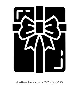 Ícone de presente ou logotipo símbolo isolado símbolo ilustração vetorial - ícones de vetor de estilo preto de alta qualidade
