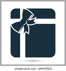 Gift icon on the background