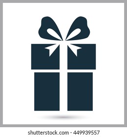 Gift icon on the background