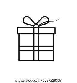 Geschenksymbol Gliederungskollektion oder Set in Schwarz-Weiß