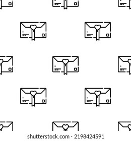 gift icon pattern. Seamless gift pattern on white background.