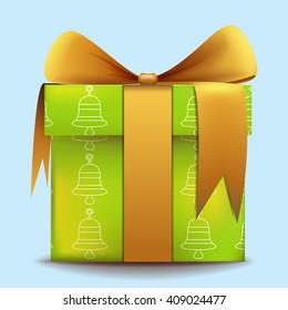 gift icon realistic 3d vector set bundle Merry Christmas and Happy New Year design background illustration
