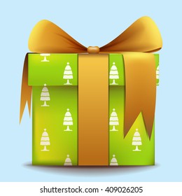 gift icon realistic 3d vector set bundle Merry Christmas and Happy New Year design background illustration