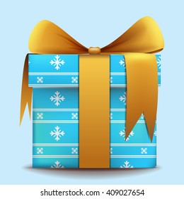 gift icon realistic 3d vector set bundle Merry Christmas and Happy New Year design background illustration