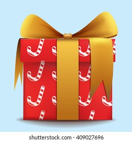 gift icon realistic 3d vector set bundle Merry Christmas and Happy New Year design background illustration