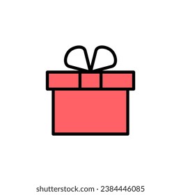 Gift icon set illustration. gift sign and symbol. birthday gift