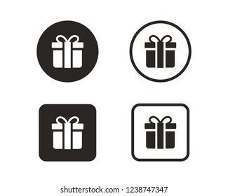 Gift icon sign symbol