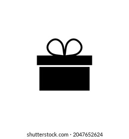 Gift icon. gift sign and symbol. birthday gift