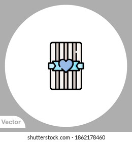Gift icon sign vector,Symbol, logo illustration for web and mobile