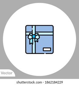 Gift icon sign vector,Symbol, logo illustration for web and mobile
