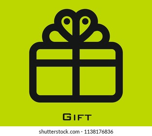 Gift icon signs