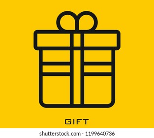 Gift icon signs