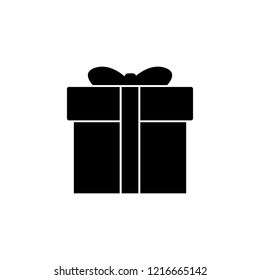 gift icon. Simple glyph vector of party set for UI and UX, website or mobile application on white background