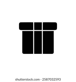 gift icon Simple thin line logo