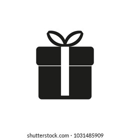 Gift icon. Simple vector image.