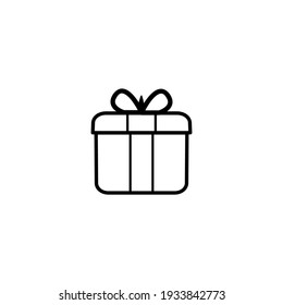 Gift icon simple vector perfect illustration