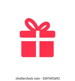 Gift Icon Solid Vector Logo Download