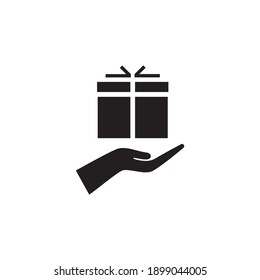gift icon symbol sign vector