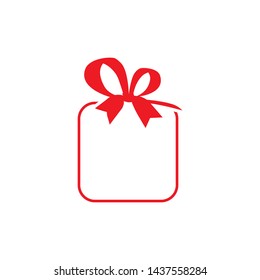 gift icon symbol vector design vector