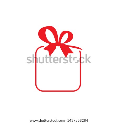 gift icon symbol vector design vector