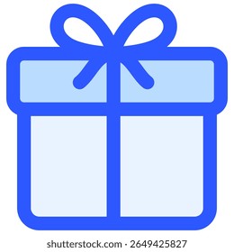 Symbol für Geschenkartikel. Vektorgrafik.