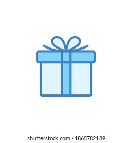 Gift icon, gift symbol for your web site