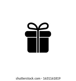 Gift icon template. Vector illustration 