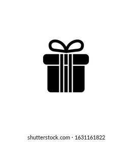 Gift icon template. Vector illustration 