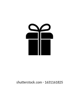 Gift icon template. Vector illustration 