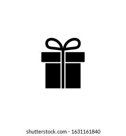 Gift icon template. Vector illustration 