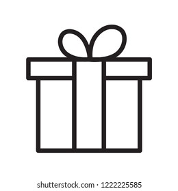 gift icon in trendy flat style 
