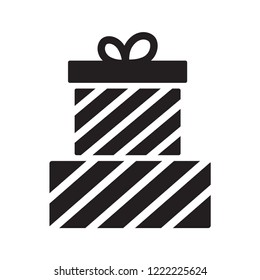 gift icon in trendy flat style 