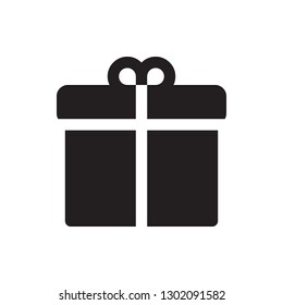 gift icon in trendy flat style design. vector graphic illustration. vector file. 32x32 pixel icon. pixel perfect icon. EPS 10